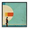Stupell Industries Midcentury Pool Geometric Framed Giclee, design by Layla Oz